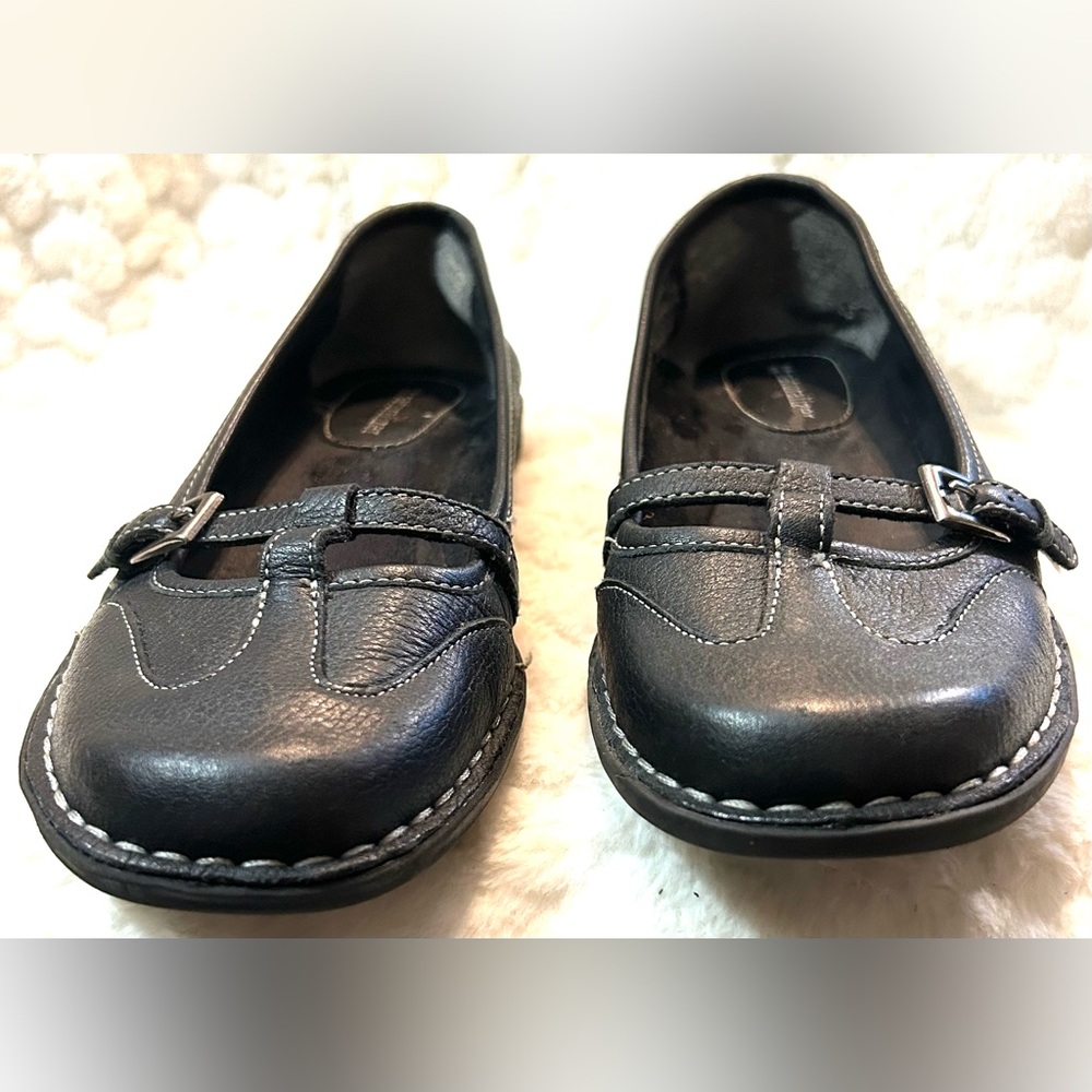 Naturalizer Sheridan Black Leather Mary Jane Flats Women's size 8M - Picture 6 of 14